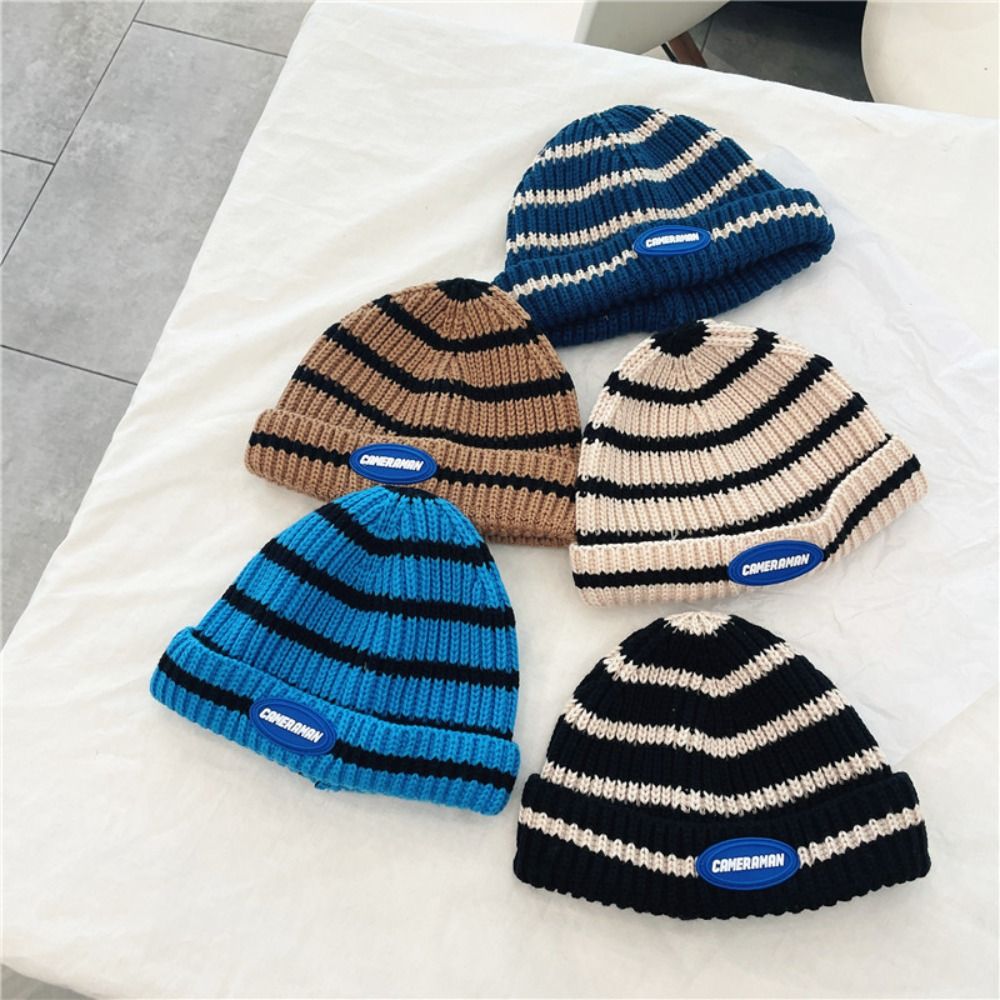 Beanie Cuffed Knit - Moda sıcak çocuk şapkaları nefes alabilen