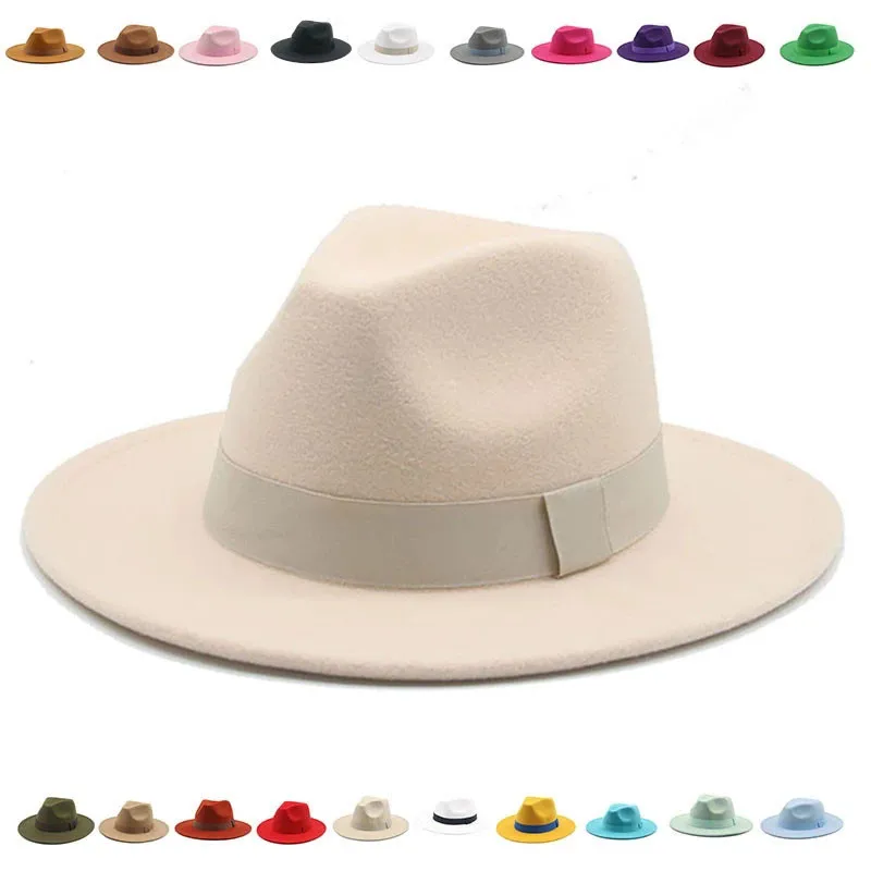 Fedora Hat Wool - Fedora Şapka Kadınlar İçin Kışlık Şapkalar