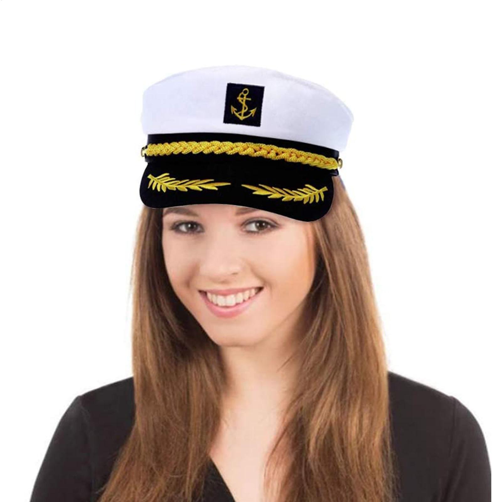 Snapback Hat Flat - Yetişkin Yat-Captan Şapkası Ayarlanabilir Erkek ve