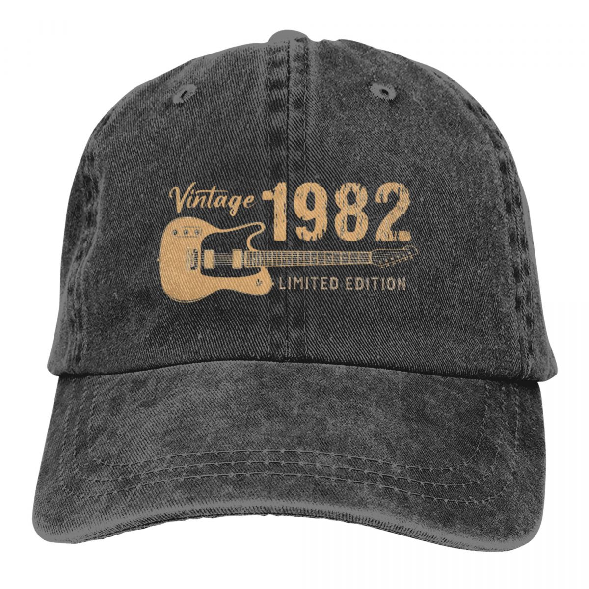 Golf Cap Dad - Yıkanmış erkek beyzbol şapkası gitar kamyon