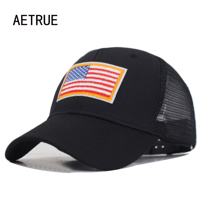 Golf Cap Dad - AETRUE yüksek kalite abd bayrağı beyzbol