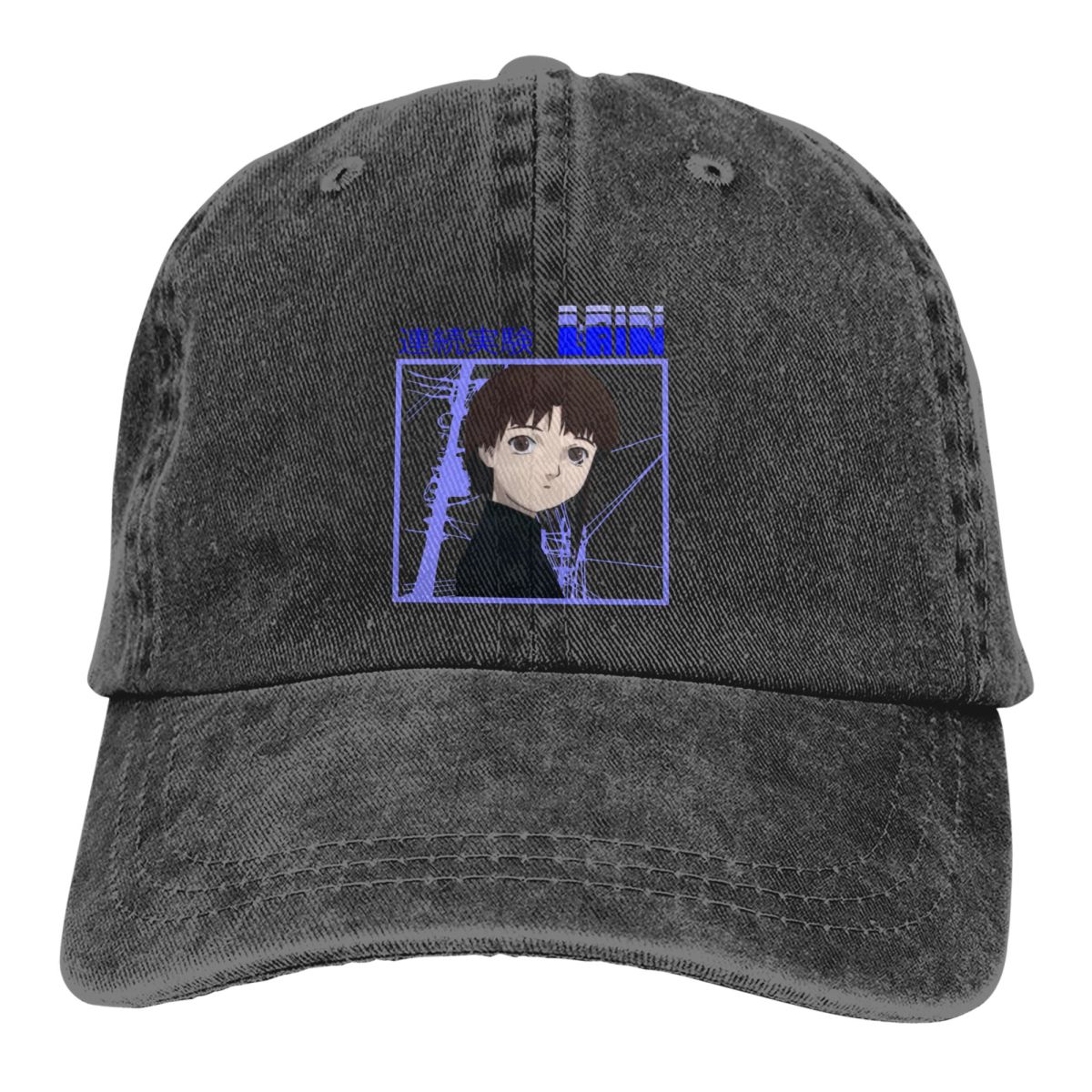 Golf Cap Dad - Yıkanmış erkek beyzbol şapkası mavi kamyon