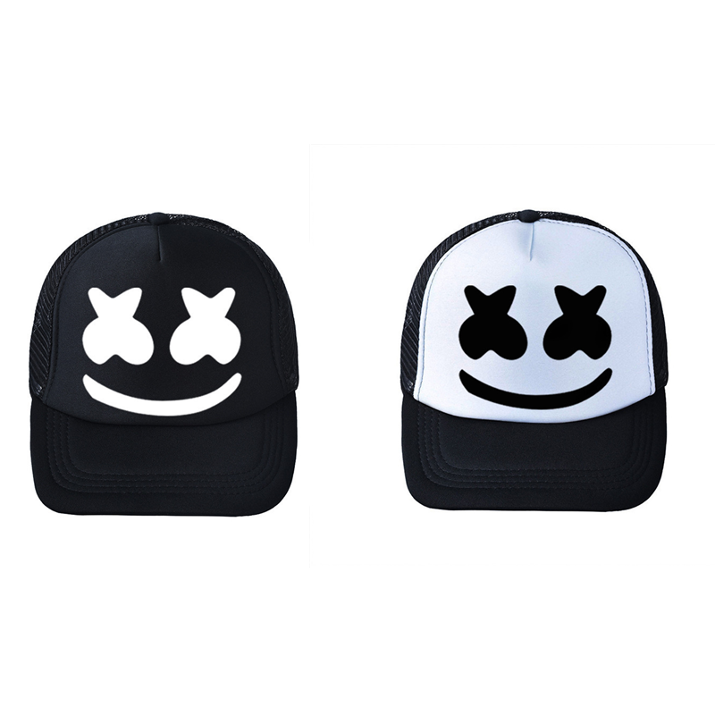 Trucker Cap Mesh - DJ Hip Hop Şapka Marshmello Cosplay