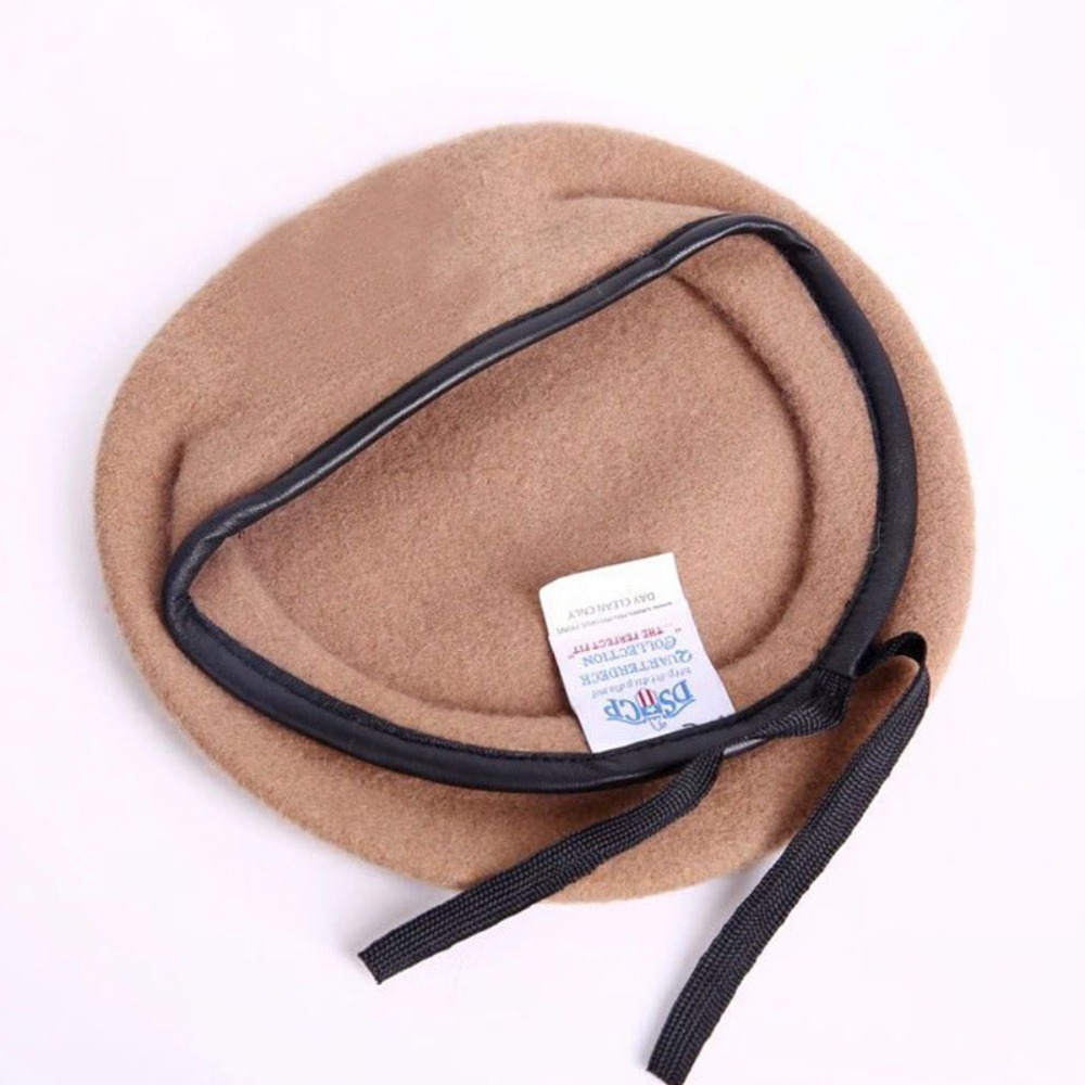Beret French Wool - Yeni Unisex Üniforma Şapkası Kadın Erkek