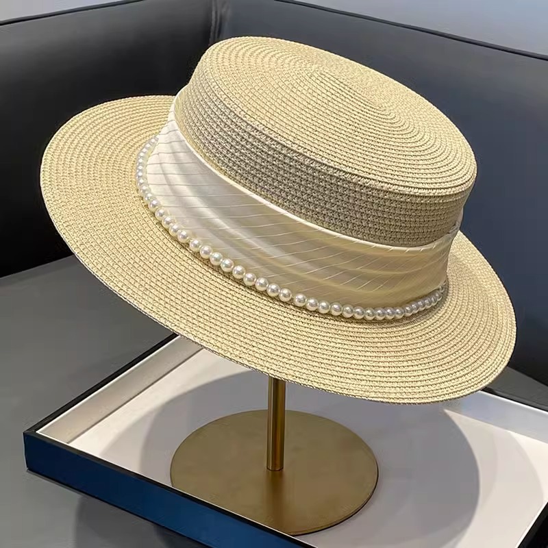 Sun Hat Wide Brim - 2025 Yeni Stil Şapka Retro Düz