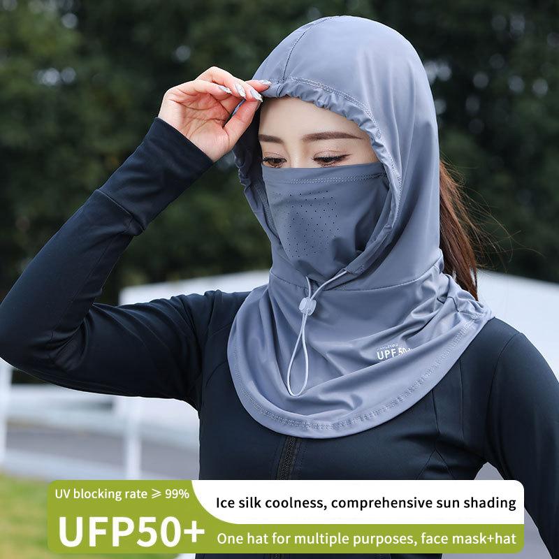 Sun Hat Wide Brim - Buz ipek güneş şapkası kadın UV