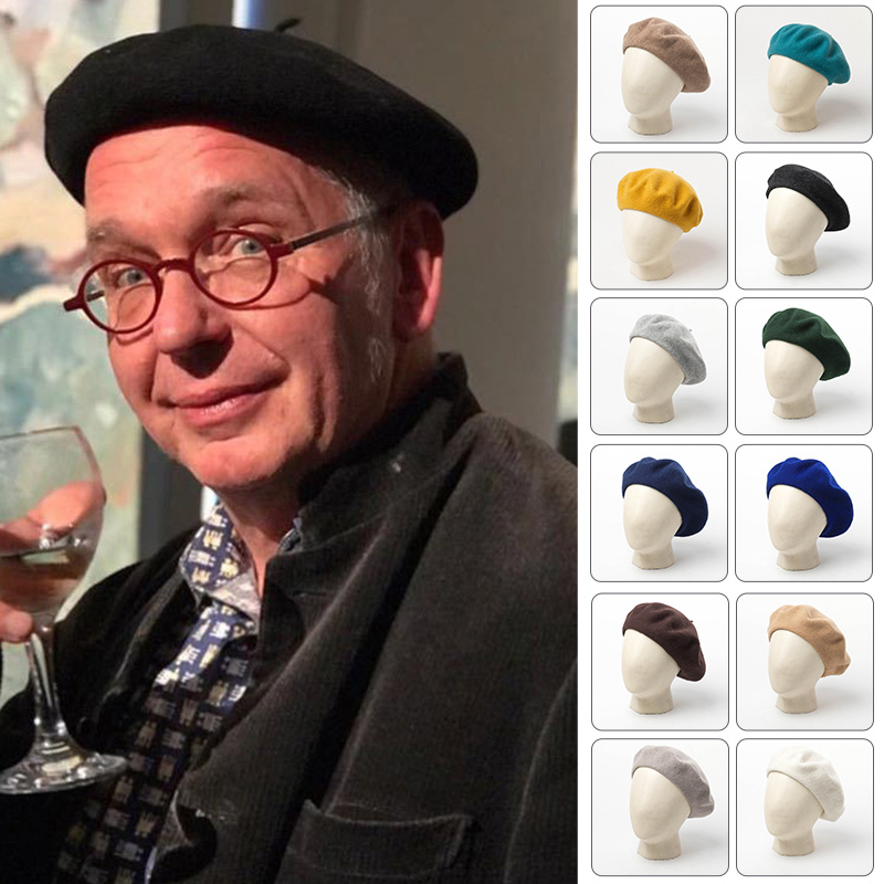 Beret French Wool - Erkek Kadın Askeri Ordu Asker Şapka