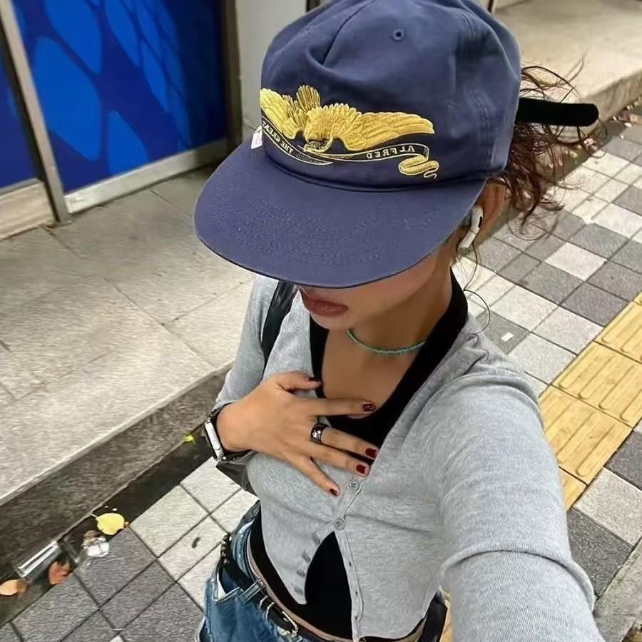 Snapback Hat Flat - Retro Amerikan İşlemeli Ağır Yumuşak Üstlü