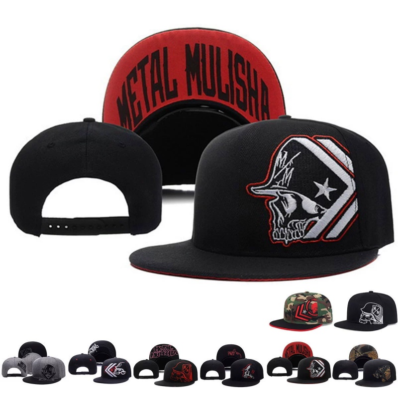 Snapback Hat Flat - Unisex İskelet Nakış beyzbol şapkası Kadın