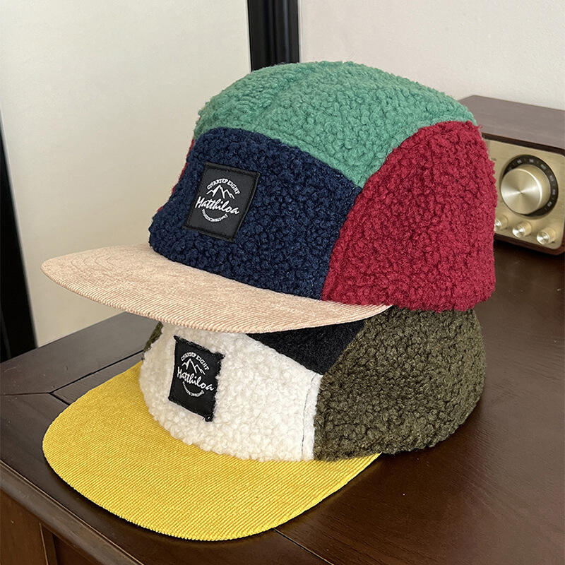 Corduroy Cap 5 Panel - Erkekler ve Kadınlar için 5 Panel