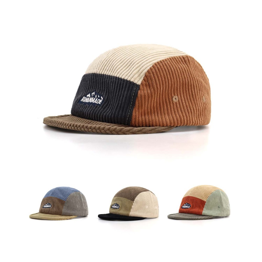 Corduroy Cap 5 Panel - 5 Panel Kısa Siperli Şapka, Vintage