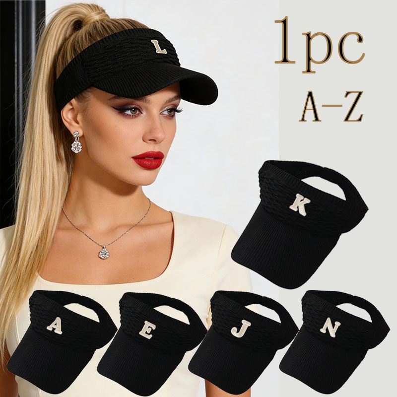 Baseball Cap Structured - 1 adet pembe kadın A-Z harfli