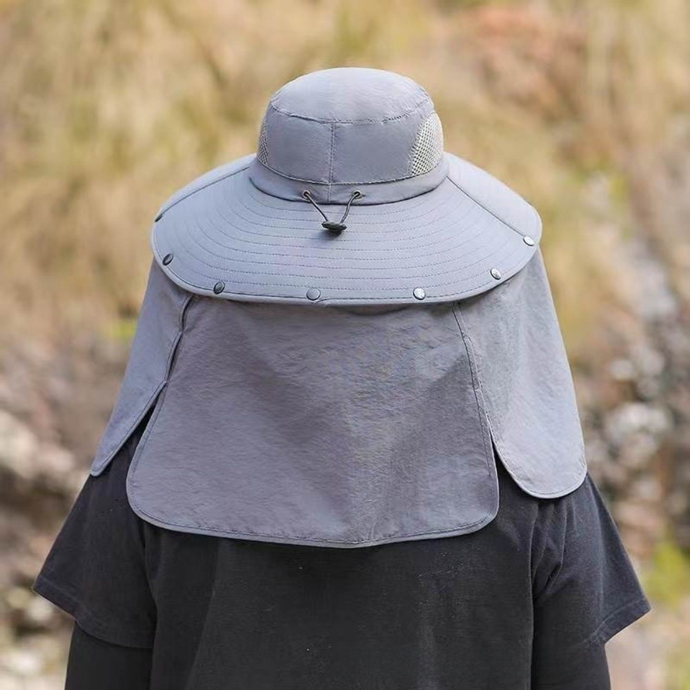 Bucket Hat Cotton - Çıkarılabilir Kumaş Erkek güneş şapkası Büyük