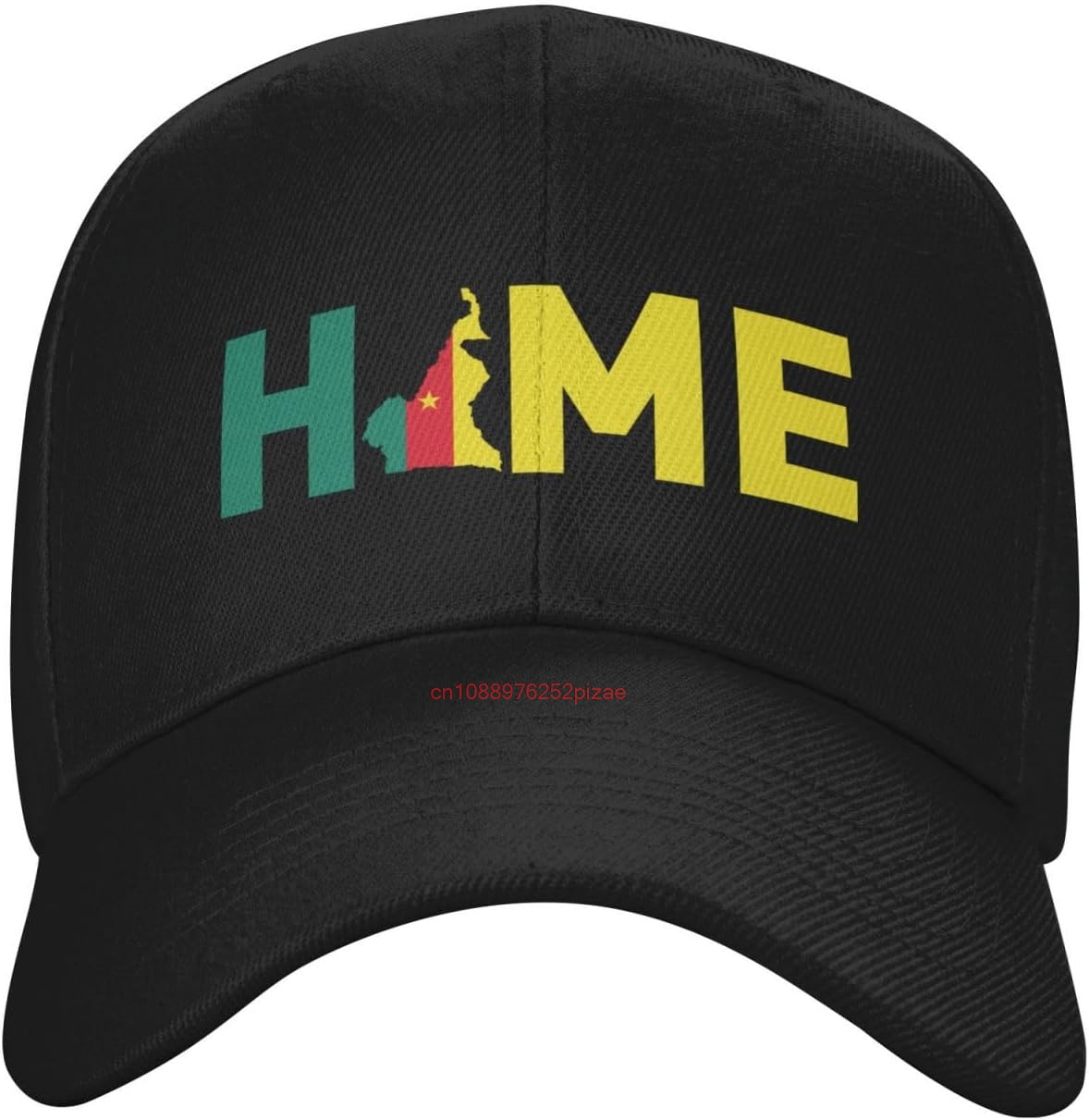 Golf Cap Dad - Kamerun Haritası Ev Kamerunlu Klasik Şapka