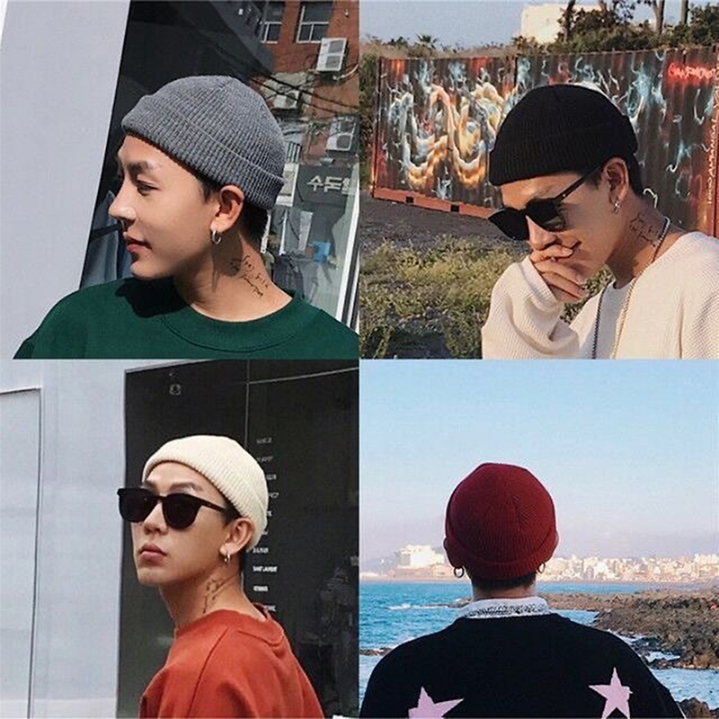 Beanie Cuffed Knit - 1 Adet Kışlık Sıcak Unisex Yün