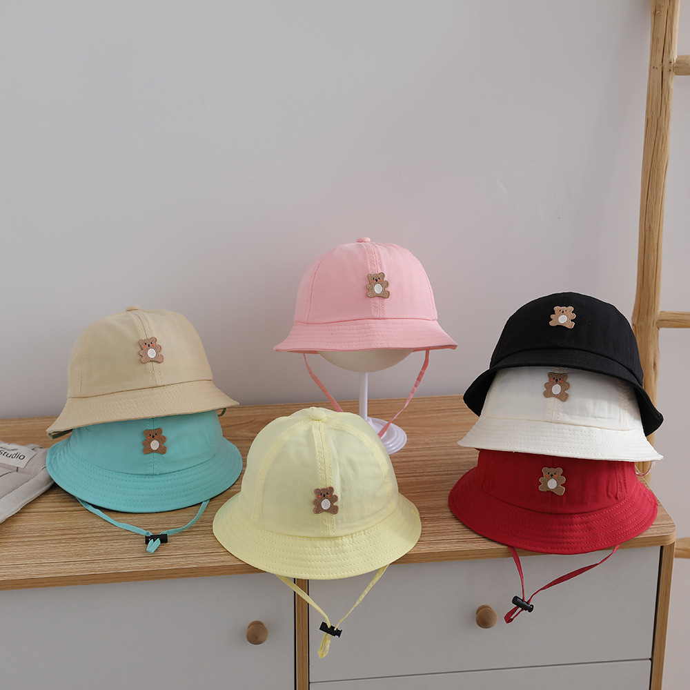 Bucket Hat Cotton - Çocuklar Güneş Koruma Açık Hava Eğlence