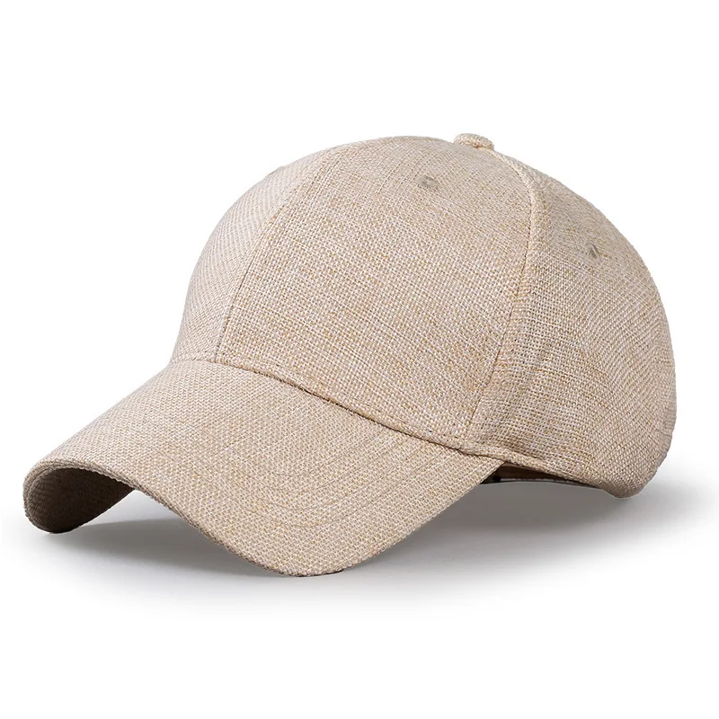 Baseball Cap Structured - Büyük Beden XXL Suni Keten Erkek