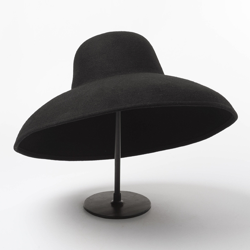 Klasik büyük geniş kenarlı yün - Fedora Hat Wool incelemesi ve fiyatı