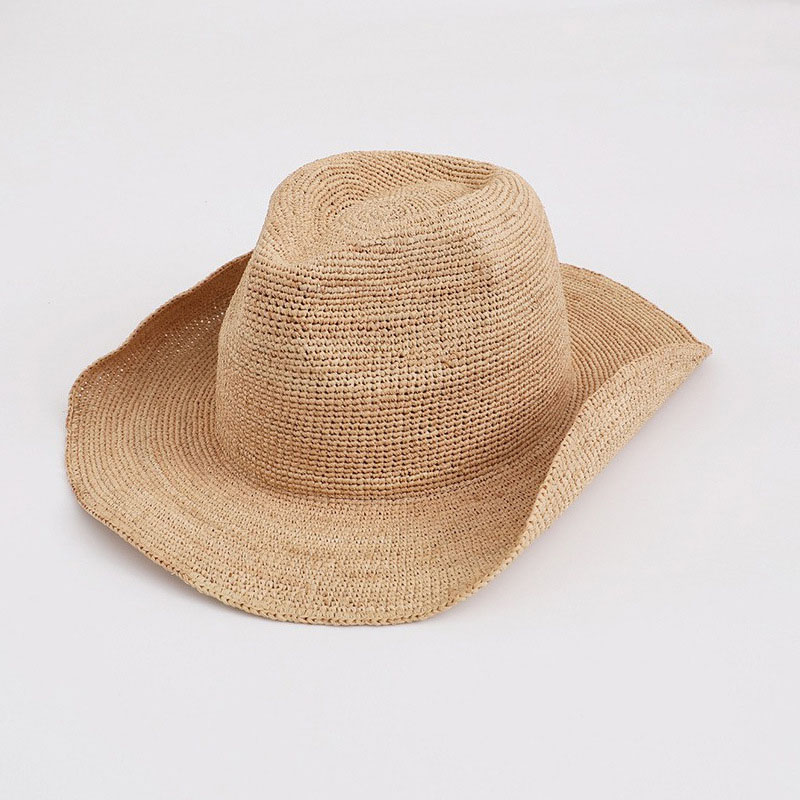 Kadınlar için doğal rafya hası - Cowboy Hat Straw incelemesi ve fiyatı