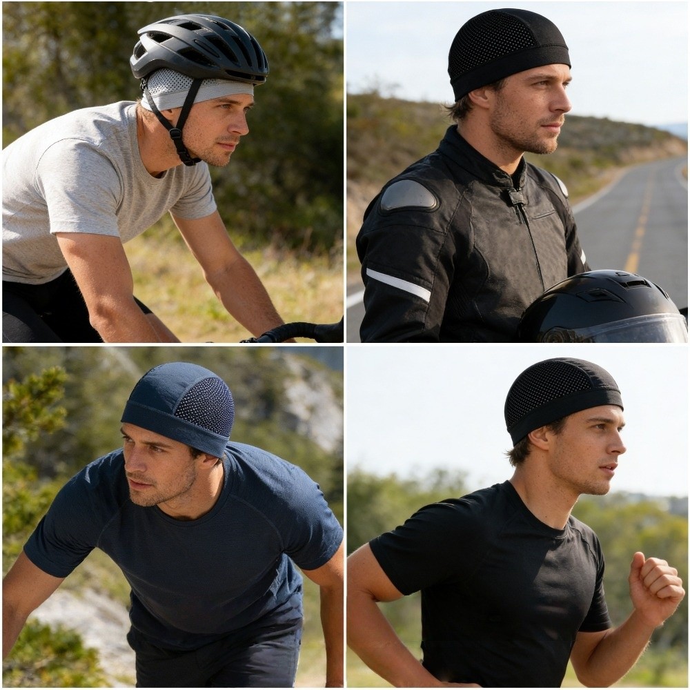 Rahat ince örgü kafatası bere  - Skull Cap Helmet Liner incelemesi ve fiyatı