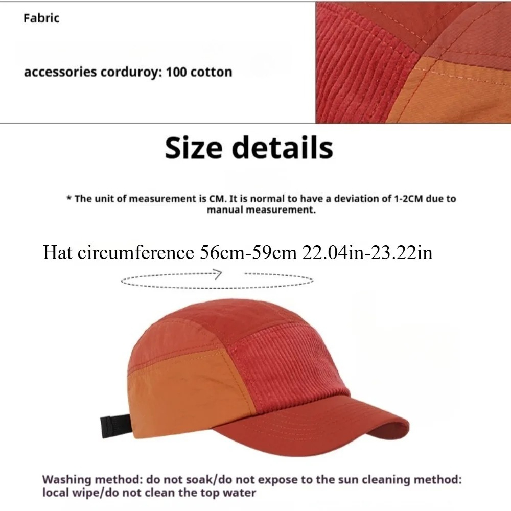 5 Panel Sokak Stili İş Kıyafet - Corduroy Cap 5 Panel incelemesi ve fiyatı