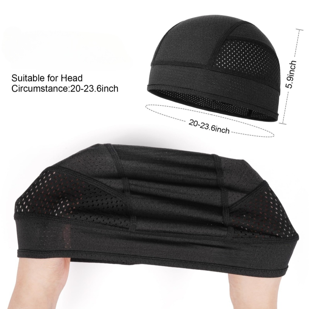 Yaz Örgü Ince Delikler Bere Ka - Skull Cap Helmet Liner incelemesi ve fiyatı