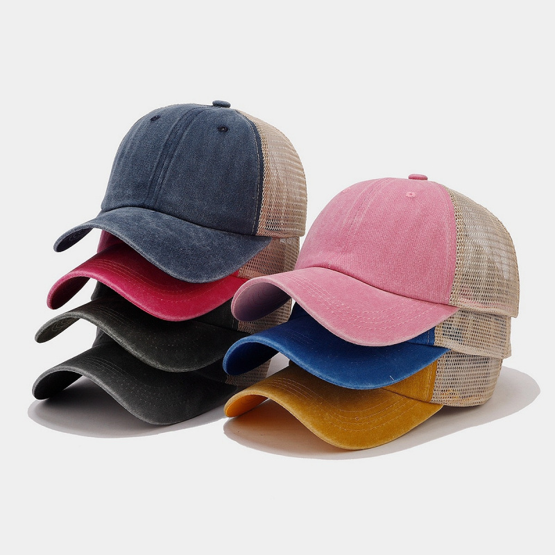 Vintage yıkanmış denim fileli  - Trucker Cap Mesh incelemesi ve fiyatı