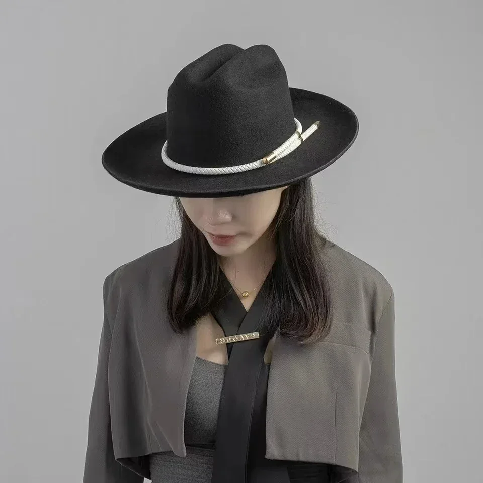 2025 Yeni retro ins şık kış yü - Fedora Hat Wool incelemesi ve fiyatı