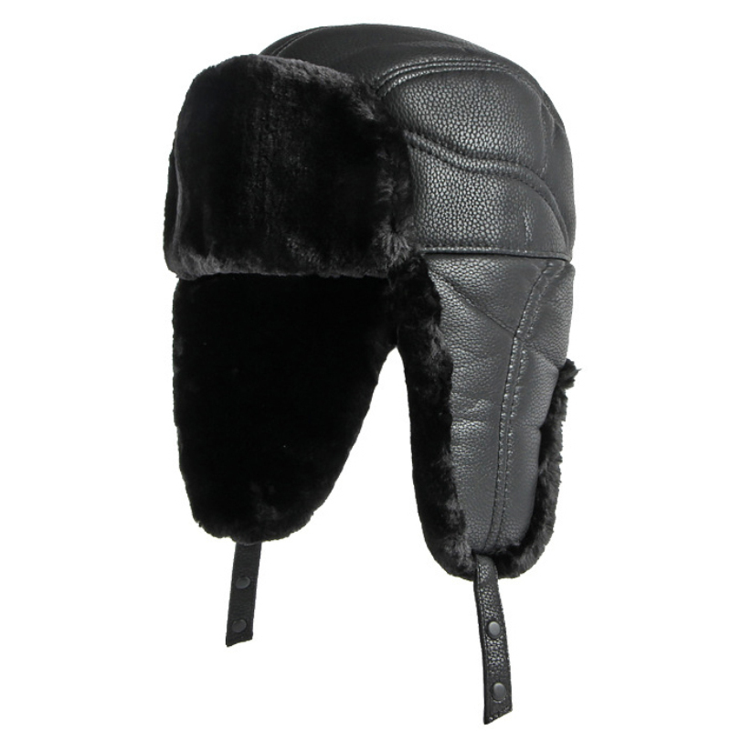 HT4002 yeni PU deri rus şapka  - Winter Trapper Hat incelemesi ve fiyatı