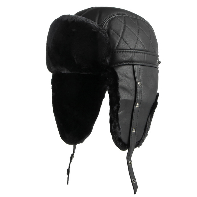 HT4002 yeni PU deri rus şapka  - Winter Trapper Hat incelemesi ve fiyatı