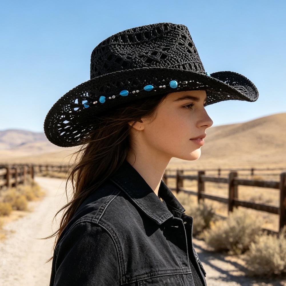 Geniş Kenarlı Kovboy Şapkası B - Cowboy Hat Straw incelemesi ve fiyatı