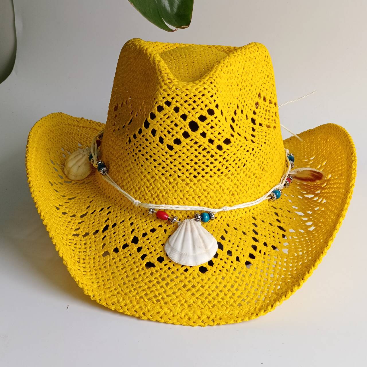 Parlak sarı kovboy hasır şapka - Cowboy Hat Straw incelemesi ve fiyatı