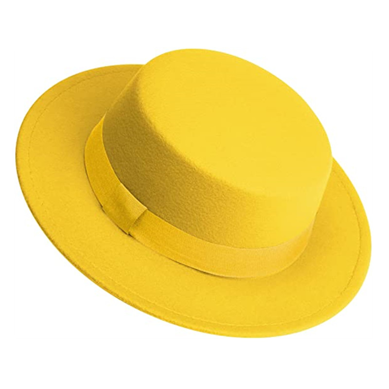 Erkek Kadın Beyaz Fötr Şapka D - Fedora Hat Wool incelemesi ve fiyatı