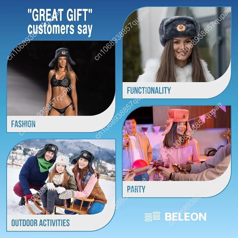 BELEON Ushanka Rus Kürk Şapkas - Winter Trapper Hat incelemesi ve fiyatı
