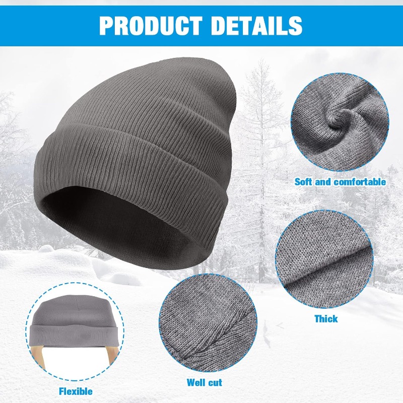 Erkekler ve Kadınlar için 1 Ad - Beanie Cuffed Knit incelemesi ve fiyatı