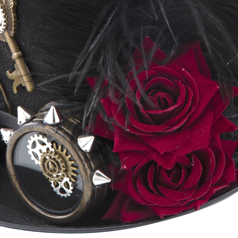 Y166 Vintage Steampunk Şapka S - Fedora Hat Wool incelemesi ve fiyatı