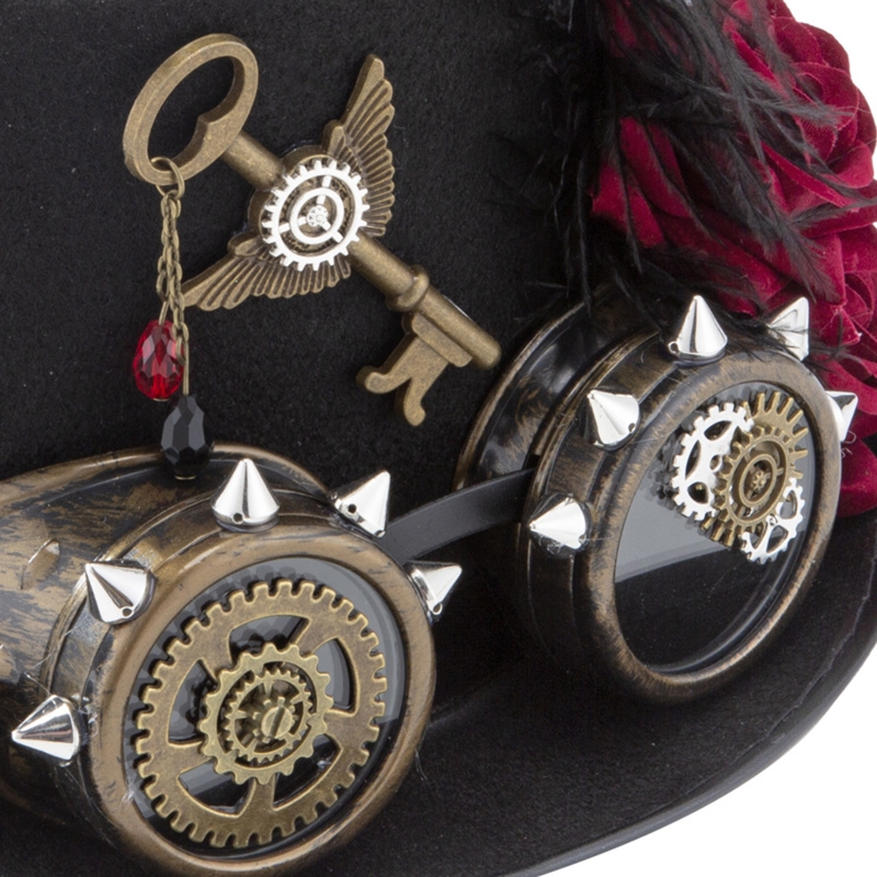 Y166 Vintage Steampunk Şapka S - Fedora Hat Wool incelemesi ve fiyatı
