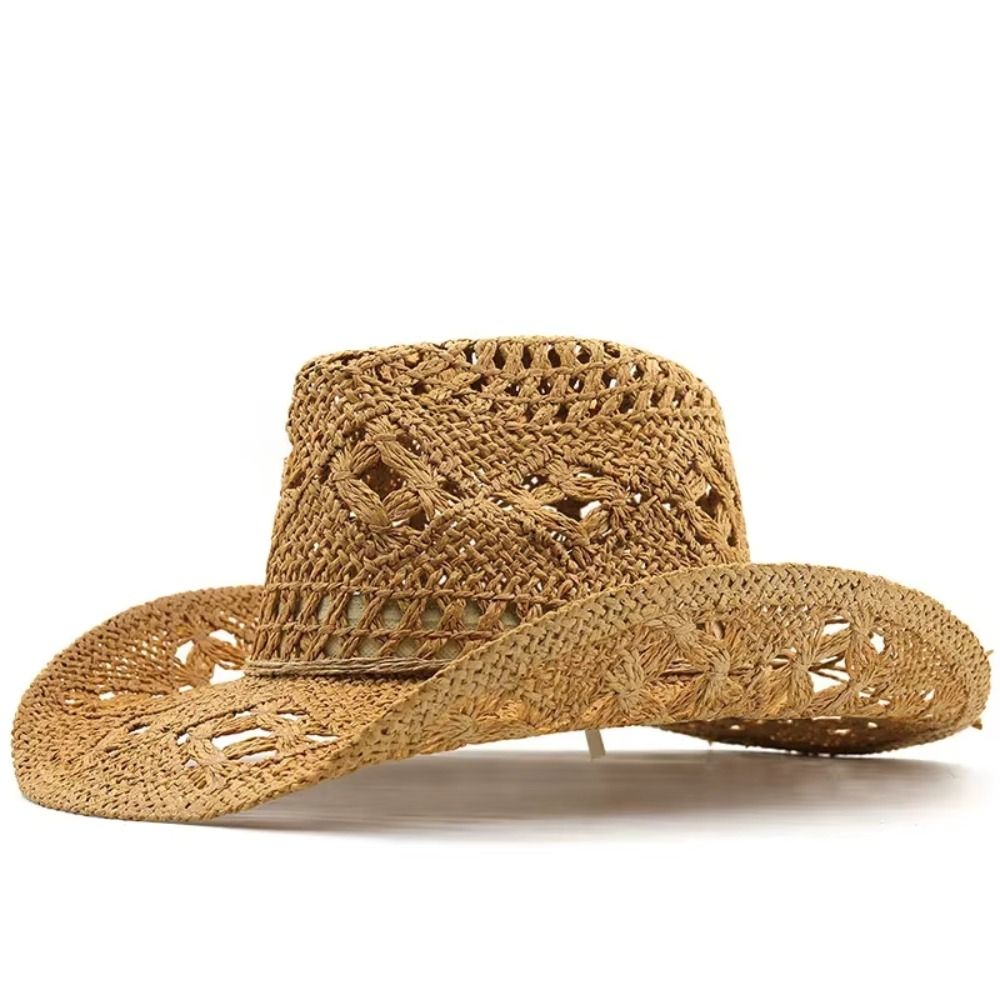 Vintage Geniş Kenarlı Oyuk Has - Cowboy Hat Straw incelemesi ve fiyatı