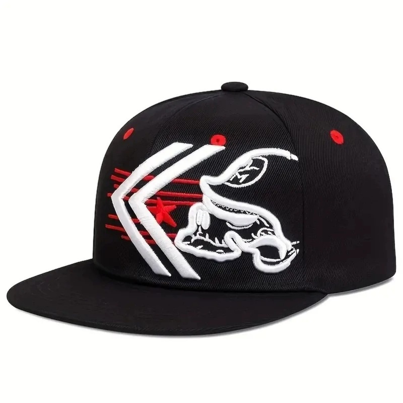Unisex İskelet Nakış beyzbol ş - Snapback Hat Flat incelemesi ve fiyatı