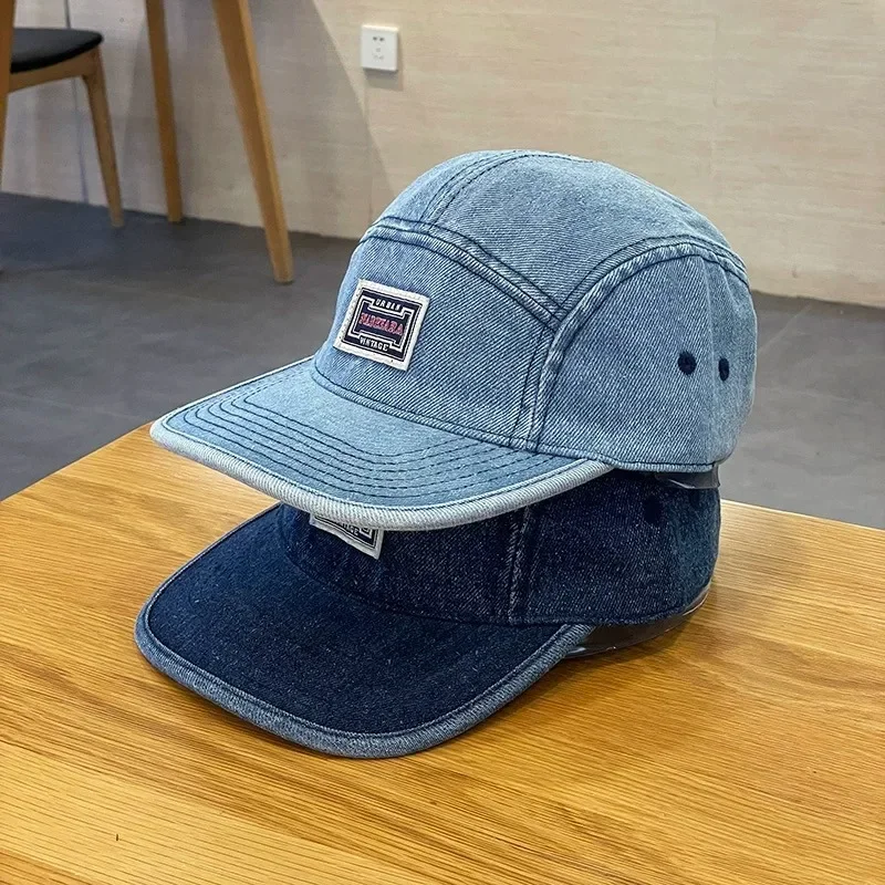 Vintage Düz Ağız Denim Beyzbol - Corduroy Cap 5 Panel incelemesi ve fiyatı