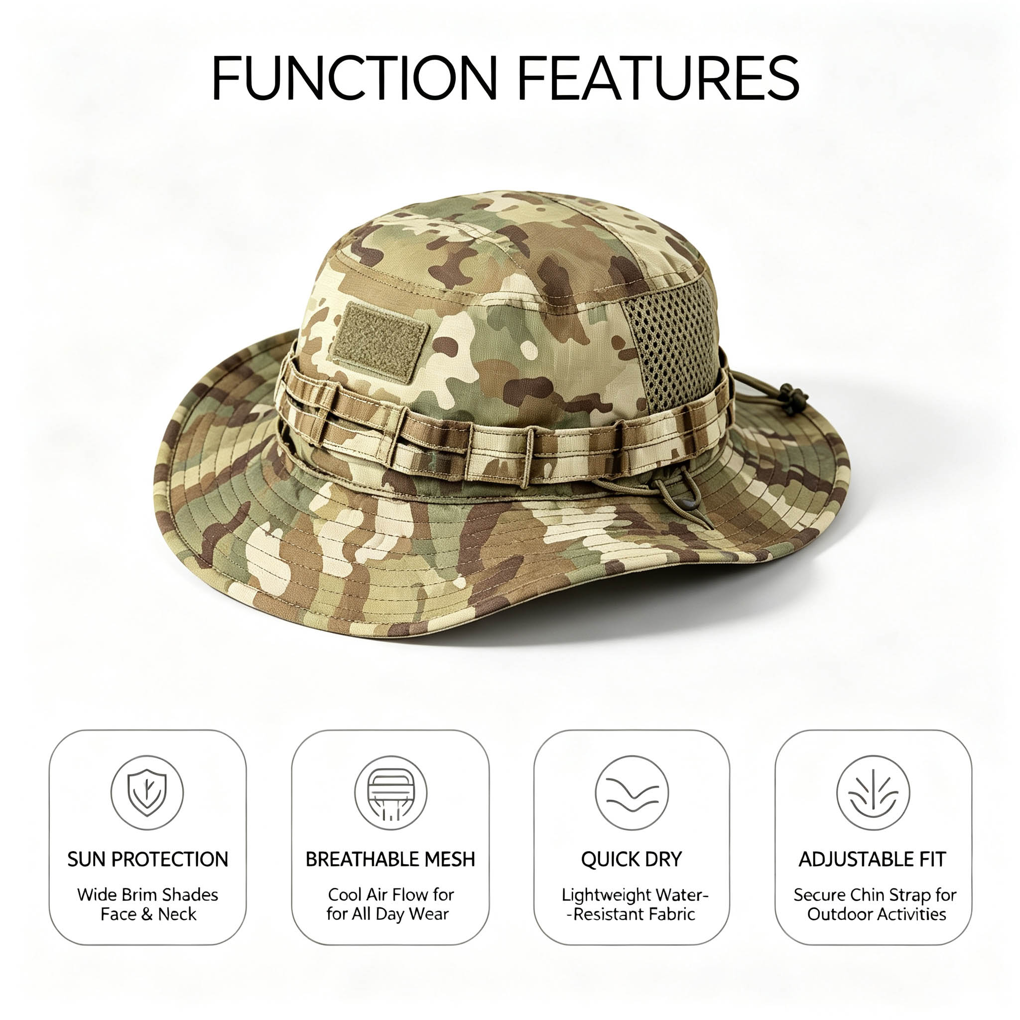 Erkekler İçin Taktiksel Boonie - Boonie Hat Tactical incelemesi ve fiyatı