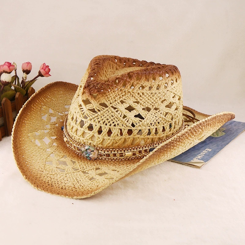 Yazlık Nefes Alabilen ve Serin - Cowboy Hat Straw incelemesi ve fiyatı