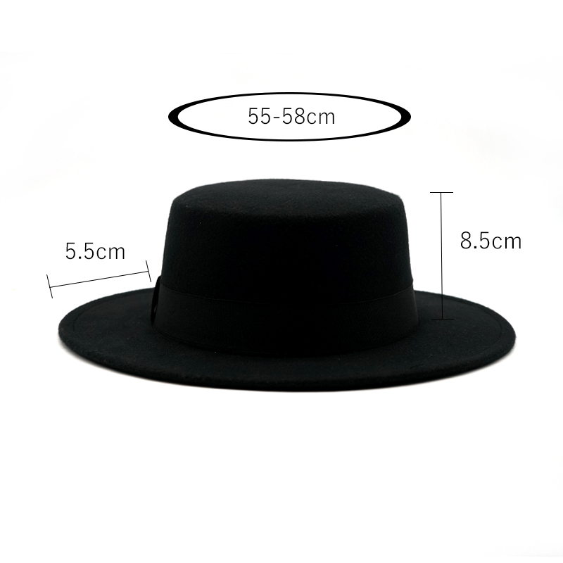 Kış sonbahar taklit yün kadın  - Fedora Hat Wool incelemesi ve fiyatı