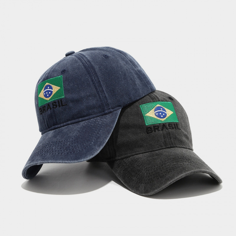 Vintage Brezilya Bayrağı BRASI - Dad Hat Cotton incelemesi ve fiyatı